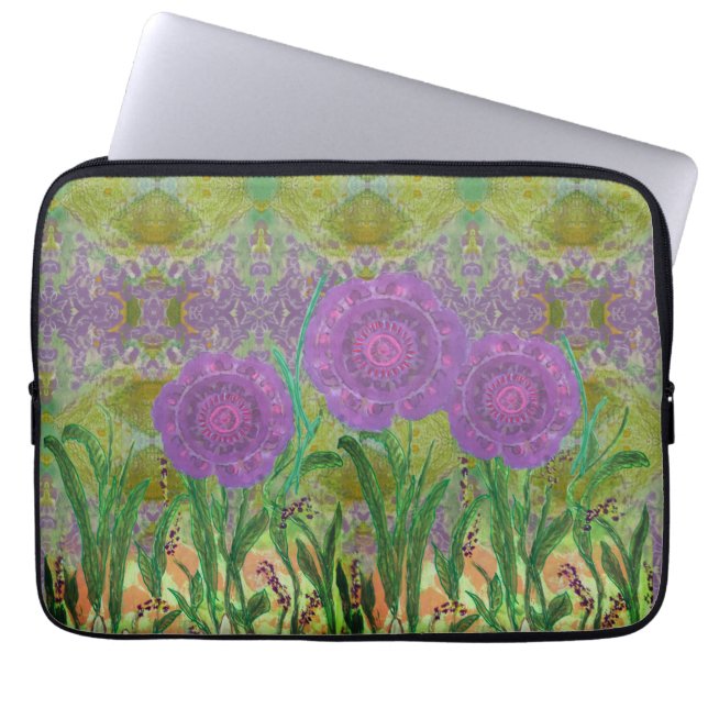 Capa Para Notebook Lovely Lavender Flowers (Frente)