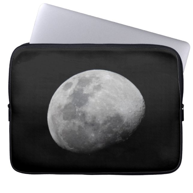 Capa Para Notebook Lua com Céu Preto | Zâmbia, South Luangwa (Frente)