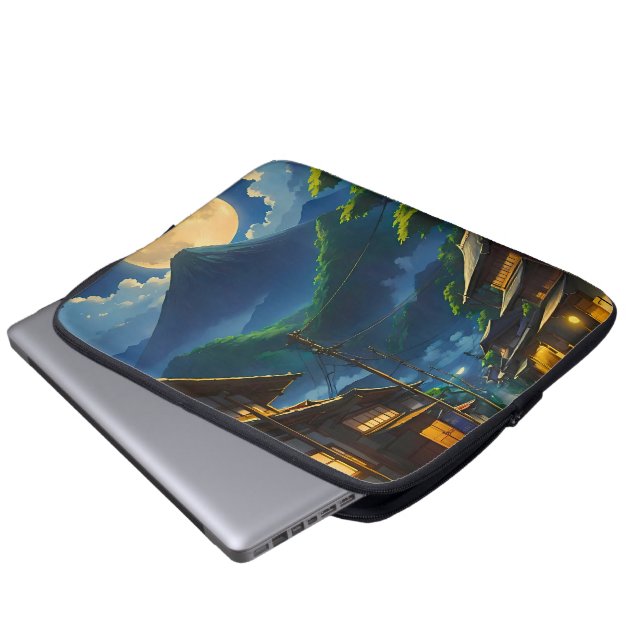 Capa Para Notebook Lua de Java (Frente Inferior)
