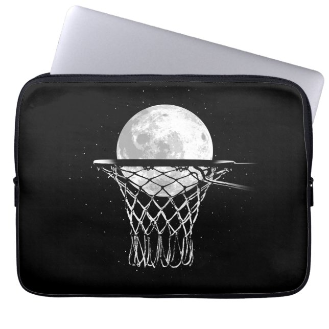 Capa Para Notebook Lua do Basquetebol (Frente)