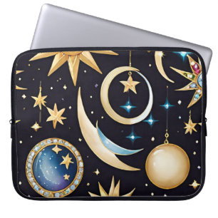Capa Para Notebook Lua E Estrelas Celestiais