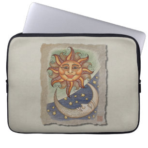 Capa Para Notebook Lua & estrelas de Sun