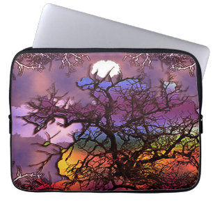 Capa Para Notebook Lua nas árvores......