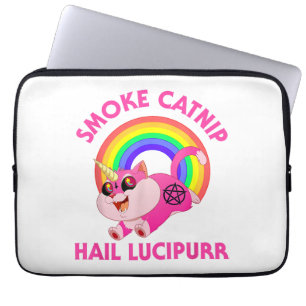 Capa Para Notebook Lúcipir de granizo de captura de fumaça, Satã engr