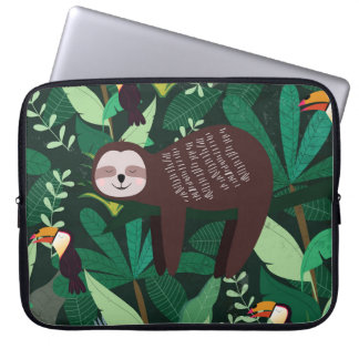 Capa Para Notebook Luminosidade cúbica em padrão de ilustração tropic