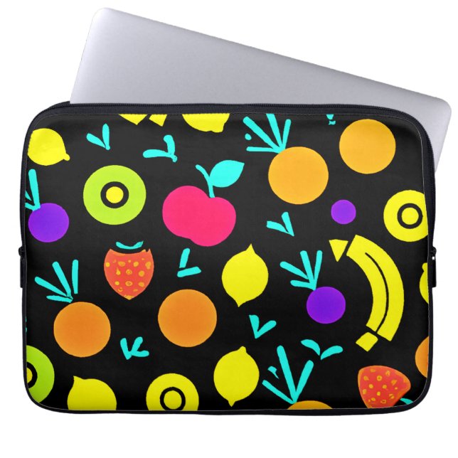 Capa Para Notebook Luminous Fruta Fiesta (Frente)