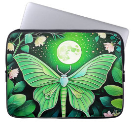 Capa Para Notebook Lunar Butterfly Bloom Design