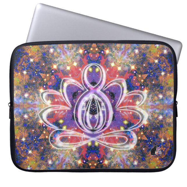 Capa Para Notebook Lustrous Zen Lotus (Frente)