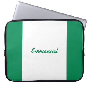 Capa Para Notebook Luva da bandeira de Nigéria