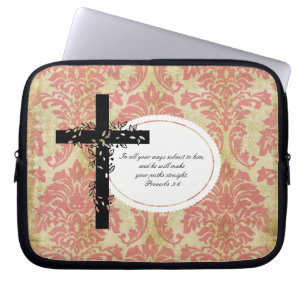 Capa Para Notebook Luva do laptop do 3:6 dos provérbio ou do portador
