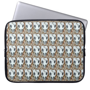 Capa Para Notebook luva pintada do crânio