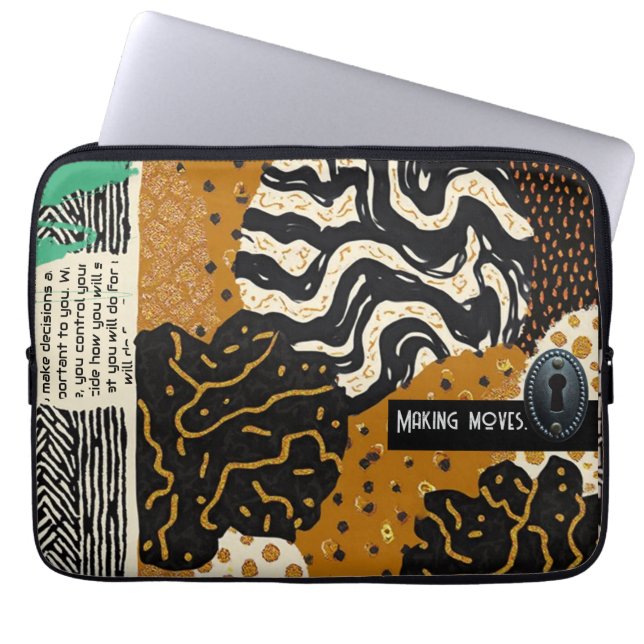 Capa Para Notebook Luxo Sofisticado Africano Asiático Caribenho (Frente)