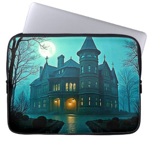 Capa Para Notebook Luz de Lua da Mansão Vitoriana Eerie