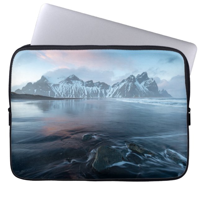 Capa Para Notebook Luz surpreendente em Islândia | Stokksnes, (Frente)