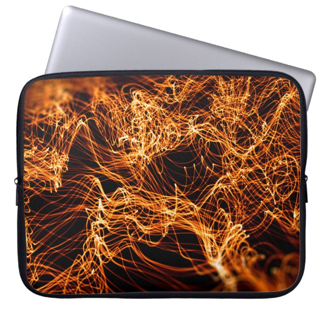 Capa Para Notebook Luzes abstrato (Frente)