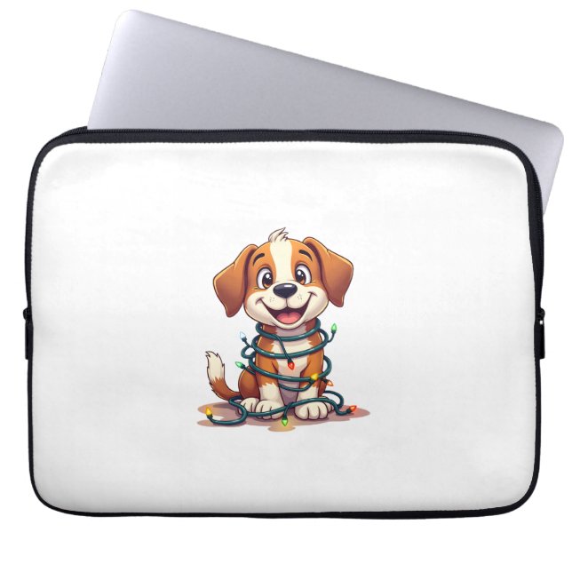 Capa Para Notebook Luzes da Beagle Alegre (Frente)
