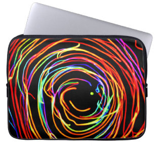 Capa Para Notebook Luzes de espiral brilham