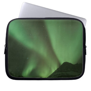 Capa Para Notebook luzes do norte, Aurora boreal nos contrafortes de