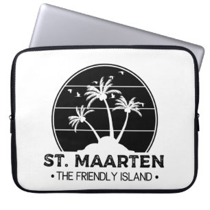Capa Para Notebook Maarten, a ilha amigável Sint Martin
