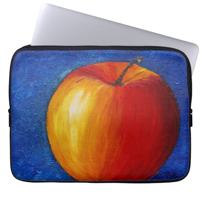 Capa Para Notebook Maçã Vermelha - Impressão de Tela de Pintura "Aind (Frente)