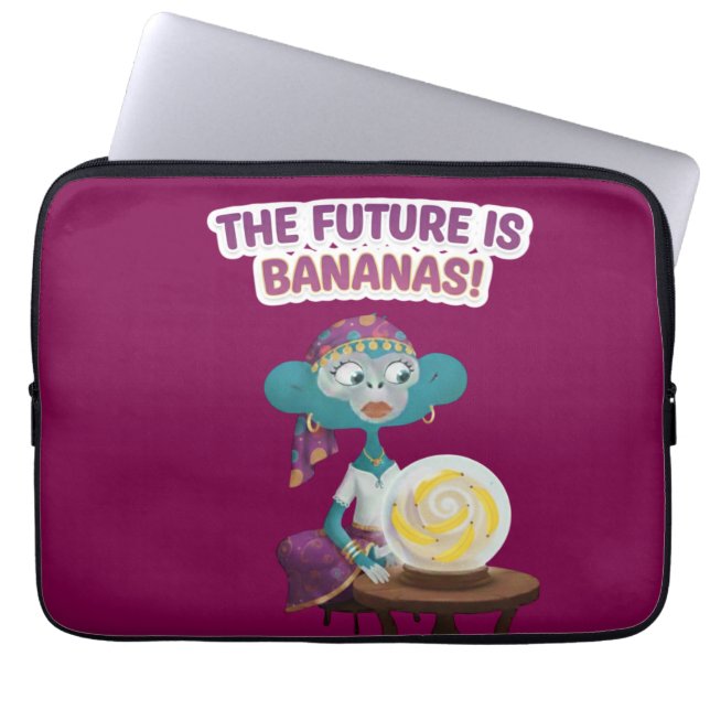 Capa Para Notebook Macaco adivinho (Frente)