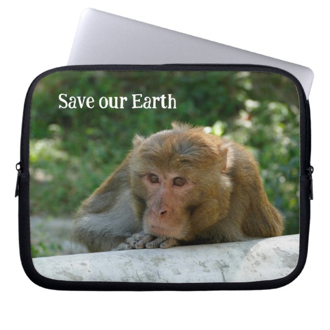 Capa Para Notebook Macaco - Avô (Frente)