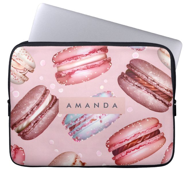 Capa Para Notebook Macaron Pastel Elegante Personalizado (Frente)