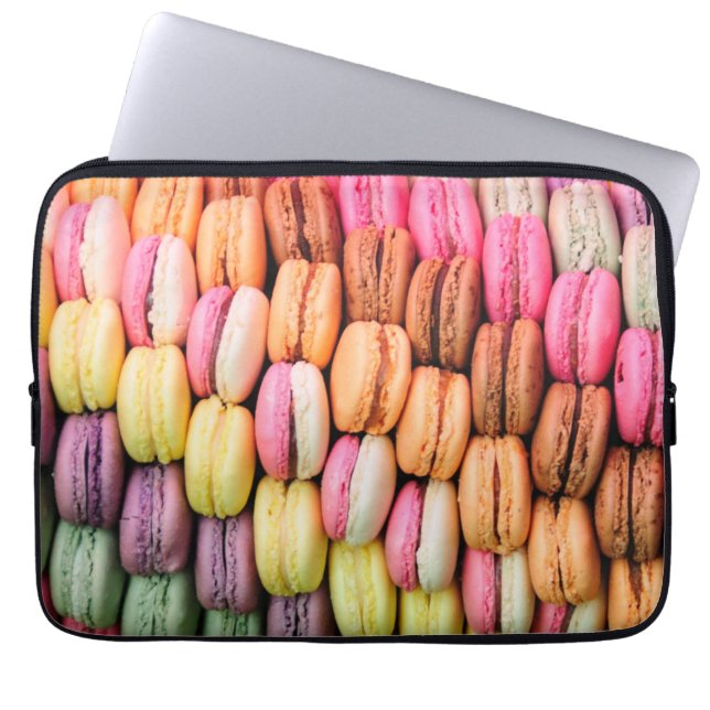 Capa Para Notebook Macaroons coloridos (Frente)