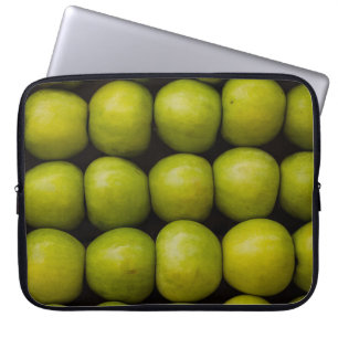 Capa Para Notebook Maçãs frutas Maçãs verdes comidas