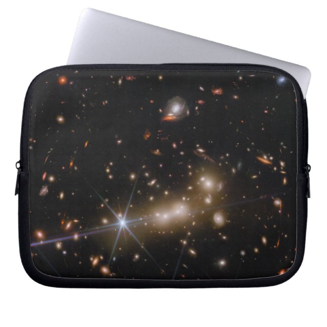 Capa Para Notebook MACS0647 | Efeito de lente gravitacional | JWST (Frente)