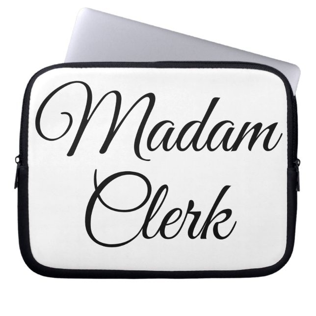 Capa Para Notebook Madam Clerk (Frente)