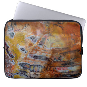 Capa Para Notebook Madeira Petrificada Marrom