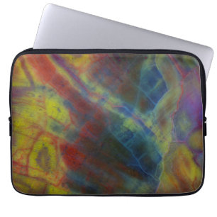 Capa Para Notebook Madeira Petrificada Vertical