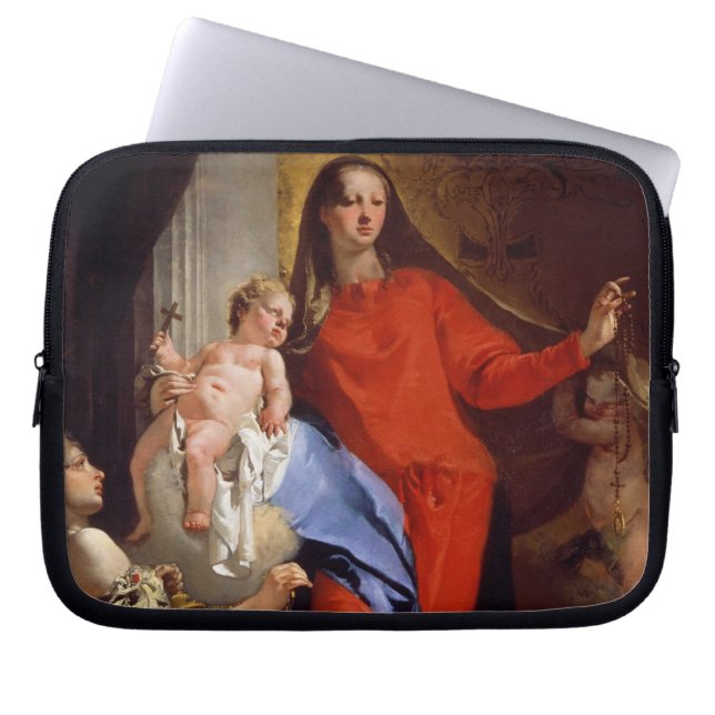 Capa Para Notebook Madonna do rosário (óleo em canvas) (Frente)