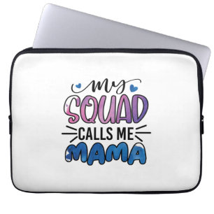 Capa Para Notebook Mãe Dando Presente Meu Esquadrão Me Liga Mamãe