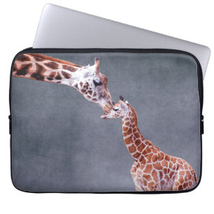 Capa Para Notebook Mãe das imagens de Getty & girafa do bebê