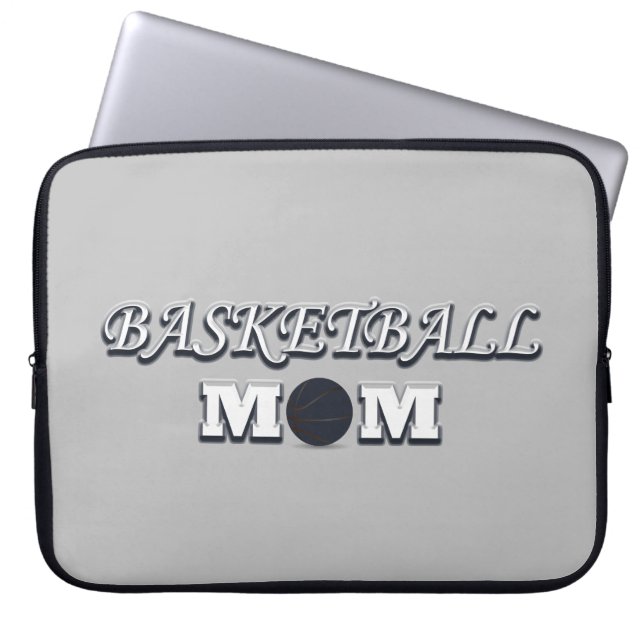 Capa Para Notebook mãe de basquetebol (Frente)
