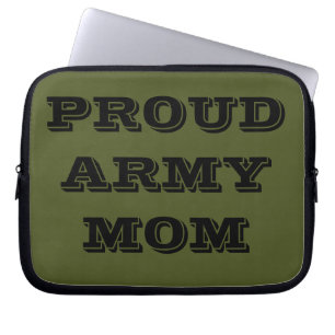 Capa Para Notebook Mãe do Exército Orgânico bolsa de laptop