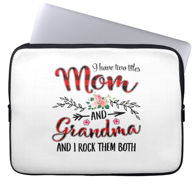 Capa Para Notebook Mãe E Avó Aniversário (Frente)