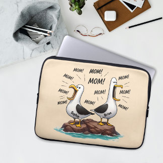 Capa Para Notebook Mãe Gaivota Engraçado Personalizado