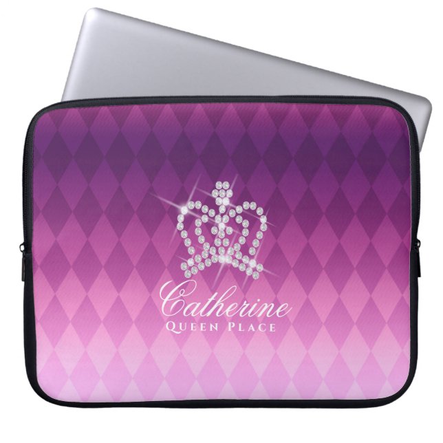 Capa Para Notebook Magenta da Coroa (Frente)