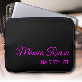 Capa Para Notebook Magenta moderna moderna e profissional e preto