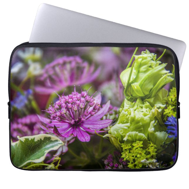 Capa Para Notebook Magia requintada de flores #1 (Frente)