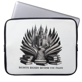 Capa Para Notebook Magical Gothic Castle Staircase Laptop Bag