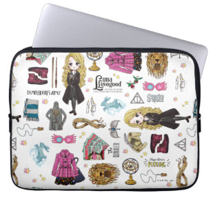 Capa Para Notebook Magical Luna Lovegood Aquarela