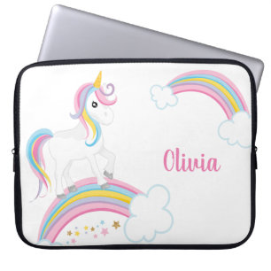 Capa Para Notebook Magical Rainbow Unicorn Personalizado