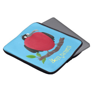 Capa Para Notebook Magnífico desenho animado de pássaros