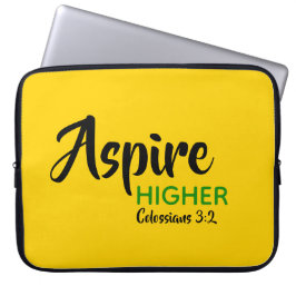 Capa Para Notebook MAIS ALTO ASPIRE Amarelo-Inspirador Cristão