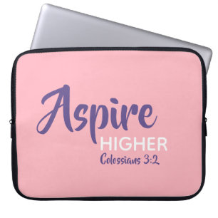 Capa Para Notebook MAIS ALTO ASPIRE, cor-de-rosa cristão inspiraciona