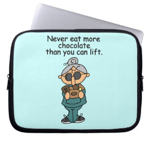 Capa Para Notebook Mais Humor de Chocolate